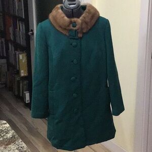 Vintage Emerald Green Coat
